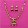 Antique Classic Necklace with Matte Gold Plating