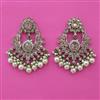 Antique Pearl Earring with Mehndi Plating