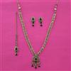 Antique Long Necklace with Mehndi Plating