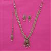 Antique Long Necklace with Mehndi Plating
