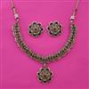 Antique Pearl Necklace with Mehndi Plating