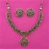 Antique Pearl Necklace with Mehndi Plating