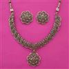 Antique Pearl Necklace with Mehndi Plating