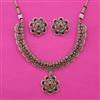 Antique Pearl Necklace with Mehndi Plating