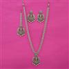 Antique Long Necklace with Mehndi Plating