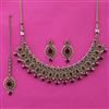 Antique Pearl Necklace with Mehndi Plating