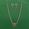 Antique Long Necklace with Mehndi Plating