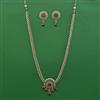 Antique Long Necklace with Mehndi Plating
