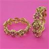 Antique Openable Bangles with Matte Gold Plating