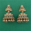Antique Jhumki with Matte Gold Plating