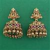 Antique Jhumki with Matte Gold Plating