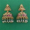 Antique Jhumki with Matte Gold Plating