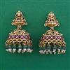 Antique Jhumki with Matte Gold Plating