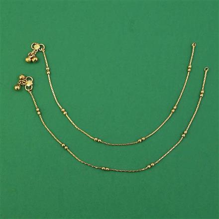 Antique Delicate Payal with Gold Plating