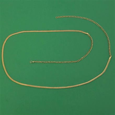 Antique Plain Gold Belt with Gold Plating
