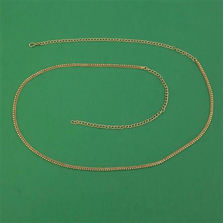 Antique Plain Gold Belt with Gold Plating