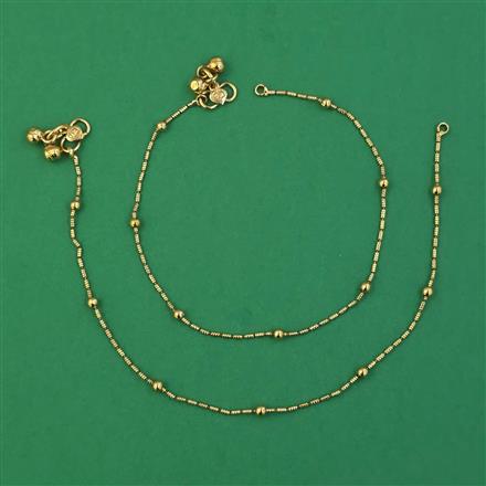 Antique Delicate Payal with Gold Plating