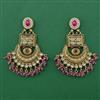 Antique Chand Earring with Matte Gold Plating