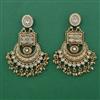 Antique Chand Earring with Matte Gold Plating