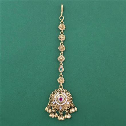Antique Pearl Tikka with Gold Plating