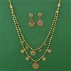 Antique Layered Necklace with Gold Plating