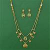 Antique Layered Necklace with Gold Plating