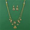 Antique Layered Necklace with Gold Plating