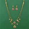 Antique Layered Necklace with Gold Plating