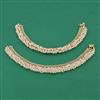 Antique Pearl Payal with Gold Plating