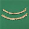 Antique Pearl Payal with Gold Plating