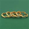 Antique Classic 4 Pc Bangles with Matte Gold Plating