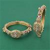 Antique Openable 2 Pc Bangles with Gold Plating