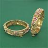 Antique Openable 2 Pc Bangles with Gold Plating
