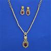 Antique Animal Necklace with Matte Gold Plating