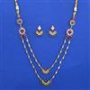 Antique Layered Necklace with Gold Plating