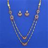 Antique Layered Necklace with Gold Plating