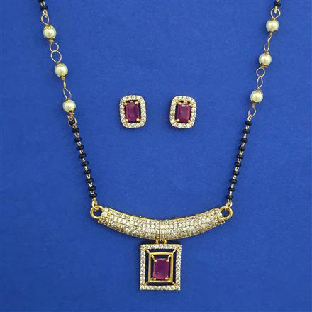 Antique Pearl Mangalsutra with Gold Plating