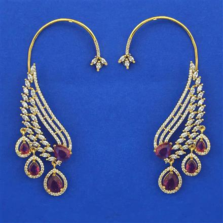 Antique Earcuff with Gold Plating
