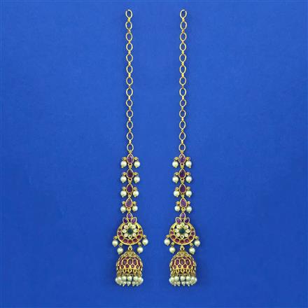 Antique Chand Earring with Gold Plating