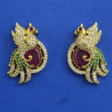 Antique Birds Earring with Gold Plating
