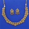 Antique Temple Necklace with Gold Plating