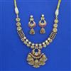 Antique Classic Necklace with Matte Gold Plating