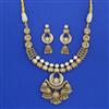 Antique Classic Necklace with Matte Gold Plating