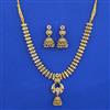 Antique Classic Necklace with Matte Gold Plating