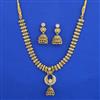 Antique Classic Necklace with Matte Gold Plating