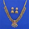 Antique Classic Necklace with Matte Gold Plating