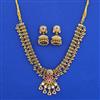 Antique Classic Necklace with Matte Gold Plating