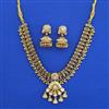 Antique Classic Necklace with Matte Gold Plating