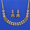 Antique Classic Necklace with Matte Gold Plating