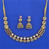 Antique Classic Necklace with Matte Gold Plating